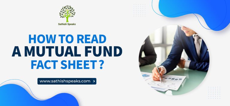 How to read a mutual fund fact sheet